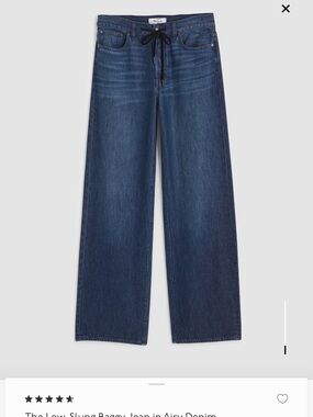 Madewell low slung baggy jeans
